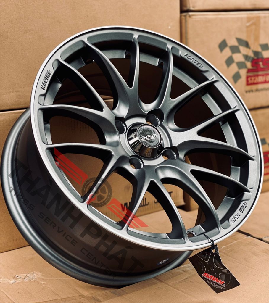 Mâm xe SSW S295 15 inch 4x100 dành cho các dòng xe Kia, Hyundai, Toyota, Mazda, Honda