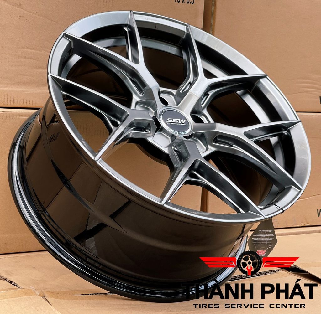 Mâm xe SSW S385 17 inch 4x100 dành cho các dòng xe Toyota, Mazda, Honda, Hyundai, Kia