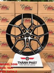 Mâm xe SSW S388 17 inch 5x114.3 dành cho các dòng xe Toyota, Mazda, Honda, Hyundai, Kia