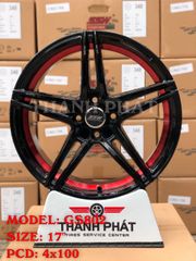 Mâm xe SSW GS802 17 inch 4x100 dành cho các dòng xe Honda, Toyota, Hyundai, Kia