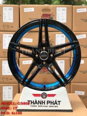 Mâm xe SSW GS802 17 inch 4x100 dành cho các dòng xe Honda, Toyota, Hyundai, Kia