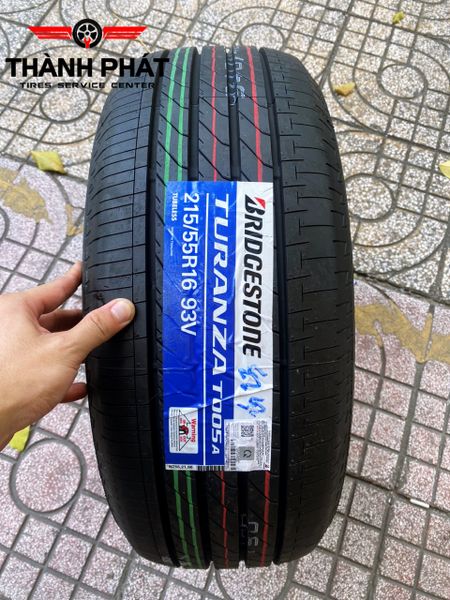 Lốp BRIDGESTONE 215/55R16 [93V] Turanza T005A