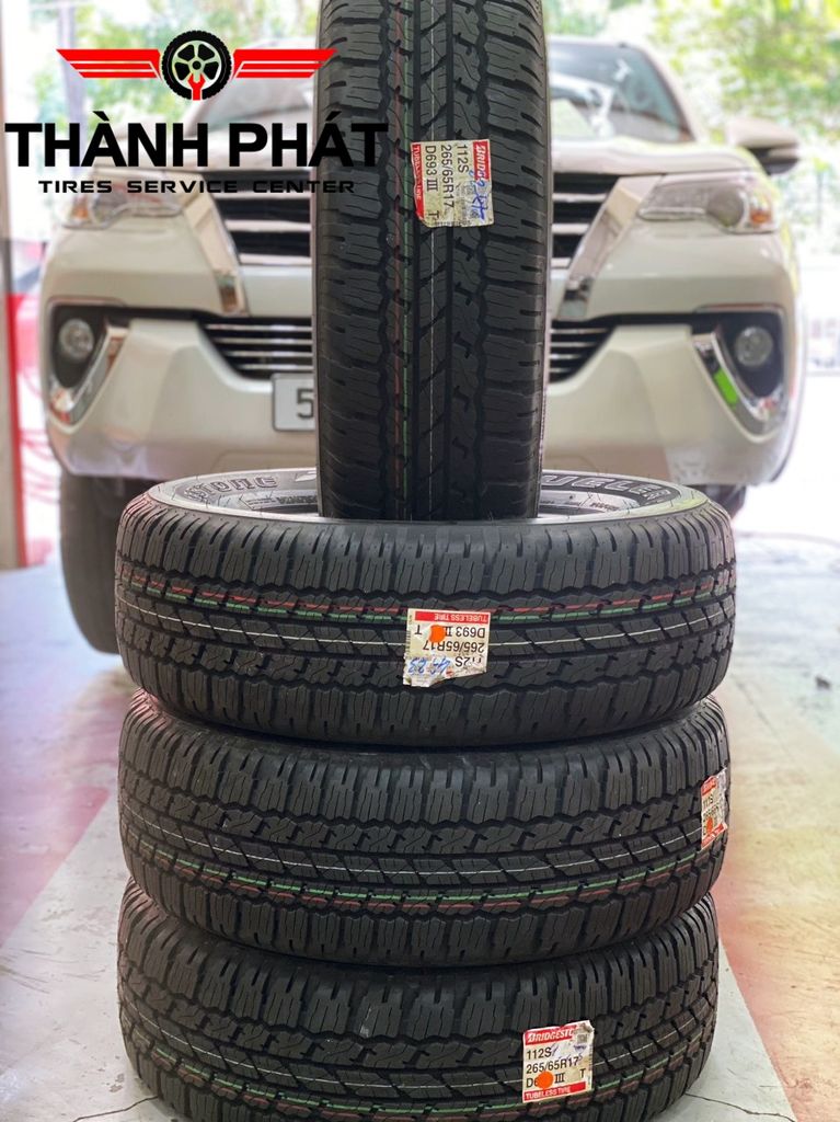 Lốp BRIDGESTONE 265/65R17 [112S] Dueler 693B ' Thái Lan '