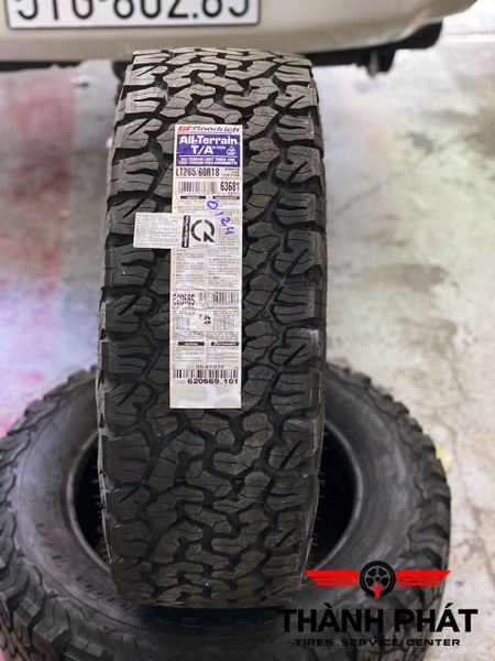 Vỏ xe BFgoodrich 265/60R18 dành cho Ford Ranger, Mitsubishi Triton, ...
