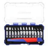  Bộ lưỡi dao các loại, (1 set = 14 cái) Workpro - WP219005 