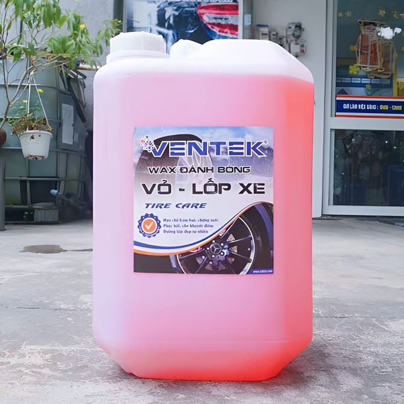  Dung dịch làm đen bóng vỏ lốp Ventek 20 lít 