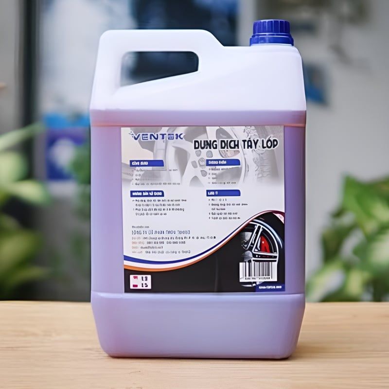  Dung dịch tẩy lốp ô tô xe máy 5 lít 
