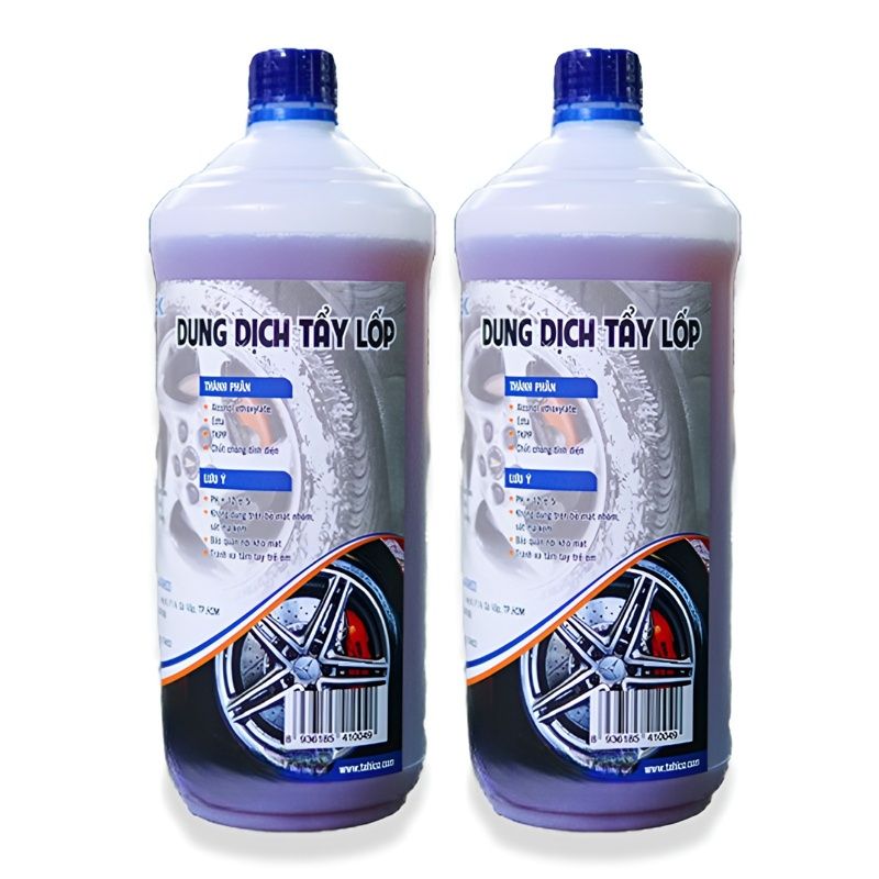  Dung dịch tẩy lốp ô tô xe máy Ventek 1 lít 