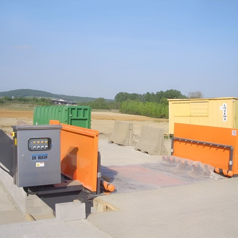  Máy rửa xe công trường xây dựng tự động 