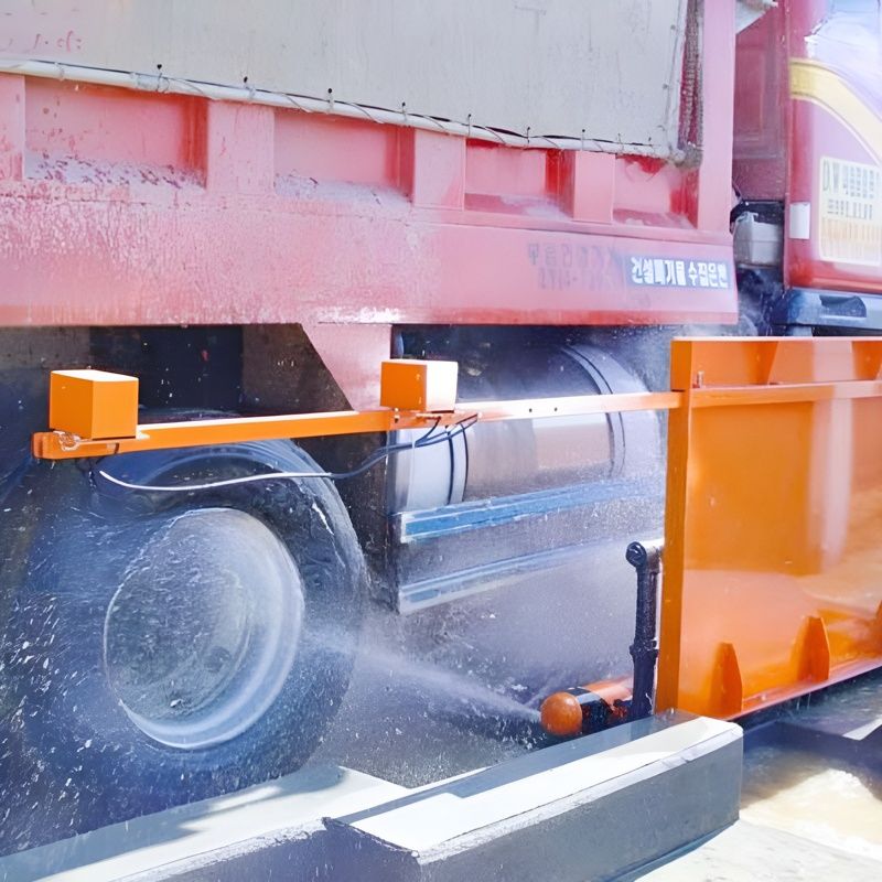  Máy rửa xe công trường xây dựng tự động 