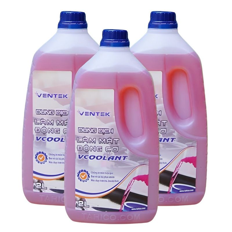  Nước làm mát động cơ xe ô tô Ventek 2 lít 