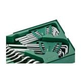  Bộ Khay Cờ Lê Vòng Miệng và Bộ Lục Giác 30 Chi Tiết SATA 09906 