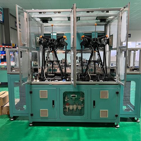  Hệ thống máy kết hợp robot đo tự động đường kính sản phẩm 