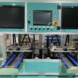  Hệ thống máy kết hợp robot đo tự động đường kính sản phẩm 