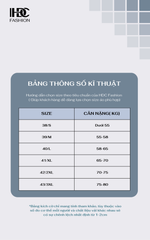 Áo sơ mi  cộc tay  HDC HSMDT0322