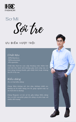 Áo sơ mi dài tay HDC HSMDT603 - XN