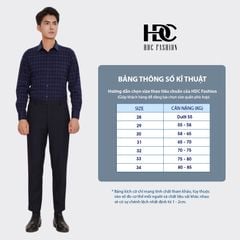 Quần âu nam HDC HQA907