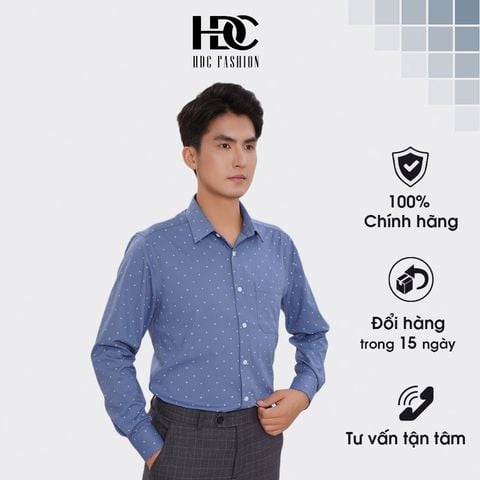Áo sơ mi dài tay HDC HSMDT602