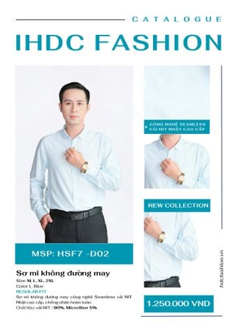Sơ mi không đường may HSF7 - DO2