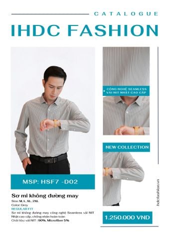 Sơ mi không đường may HSF7 - D02