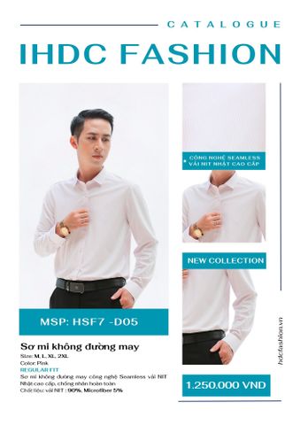 Sơ mi không đường may HSF7 - D05