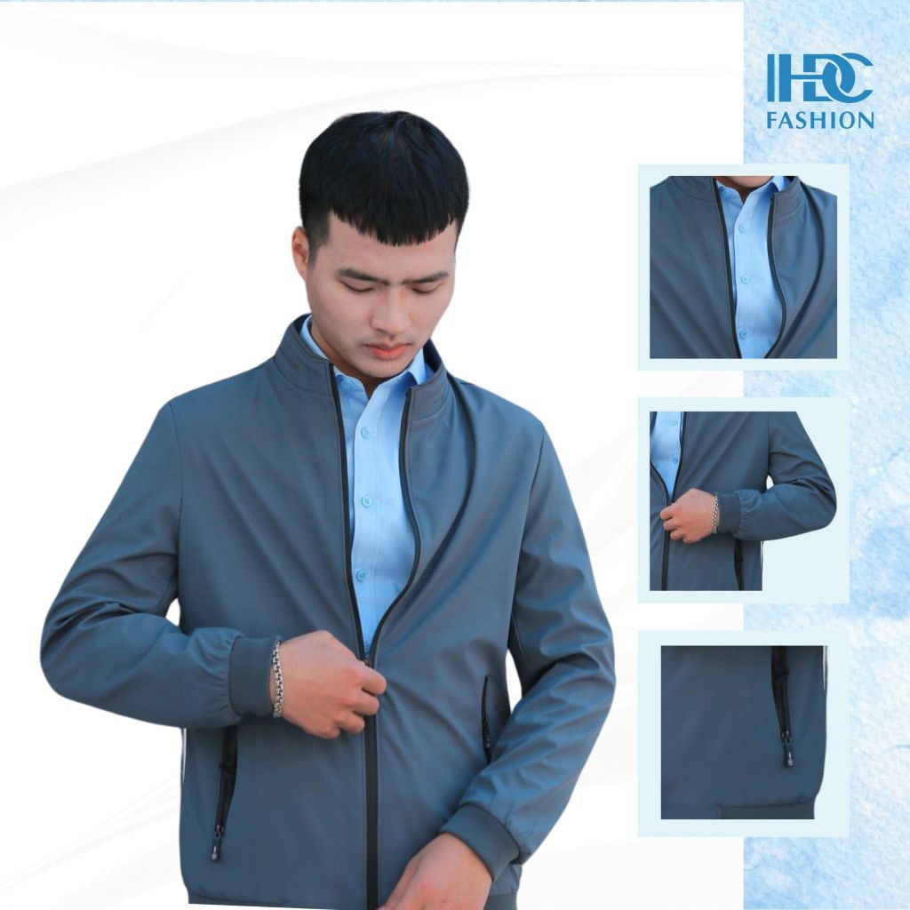 Áo Gió Cổ Bẻ HDC