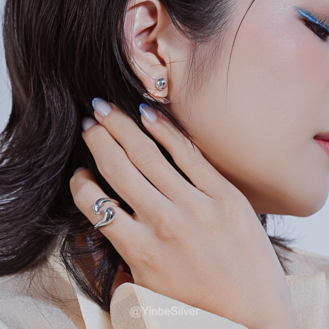  Nhẫn Bạc Nữ Whisper Yinbe Silver JYR02 