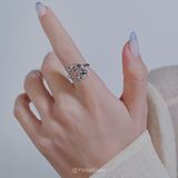  Nhẫn Bạc Nữ Glow Yinbe Silver JYR01 