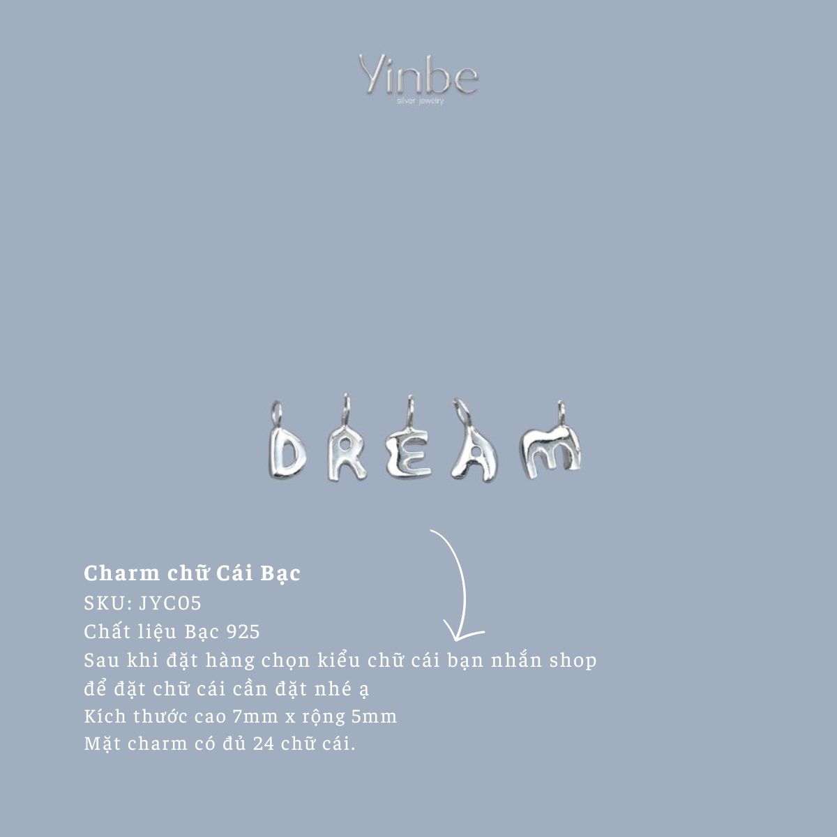  Mặt Dây chuyền Bạc Nữ Haven Yinbe Silver JYN04 