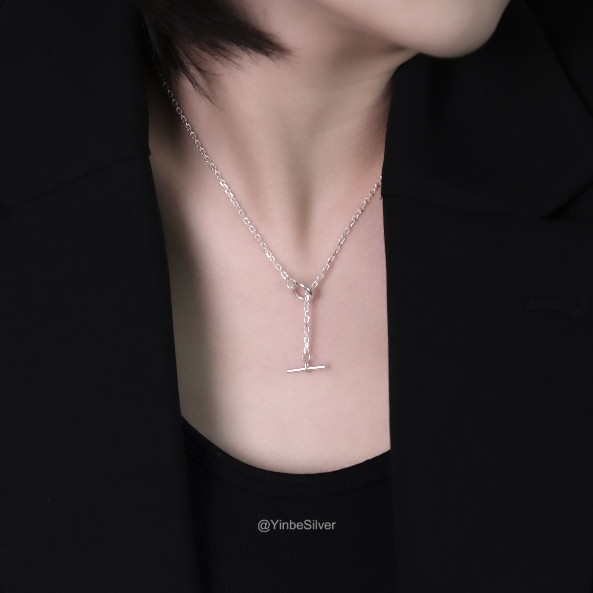  Dây Chuyền Bạc Kim Yinbe Silver 