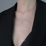  Dây Chuyền Bạc 925 Mặt Moonbeam Yinbe Silver 