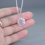  Dây Chuyền Bạc 925 Mặt Moonbeam Yinbe Silver 