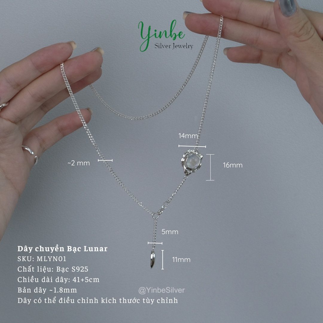  Dây Chuyền Bạc 925 Lunar Yinbe Silver 
