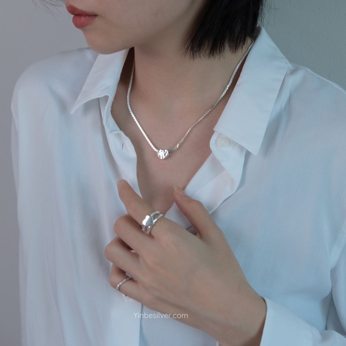  Dây Chuyền Bạc S925 Infinite Love Yinbe Silver 