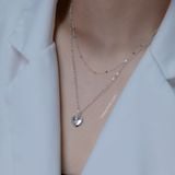  Dây Chuyền Bạc S925 Mảnh Sáng Yinbe Silver 