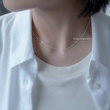  Dây Chuyền Bạc S925 Mảnh Sáng Yinbe Silver 