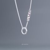  Dây Chuyền Bạc 950 Gấm Vân Yinbe Silver 