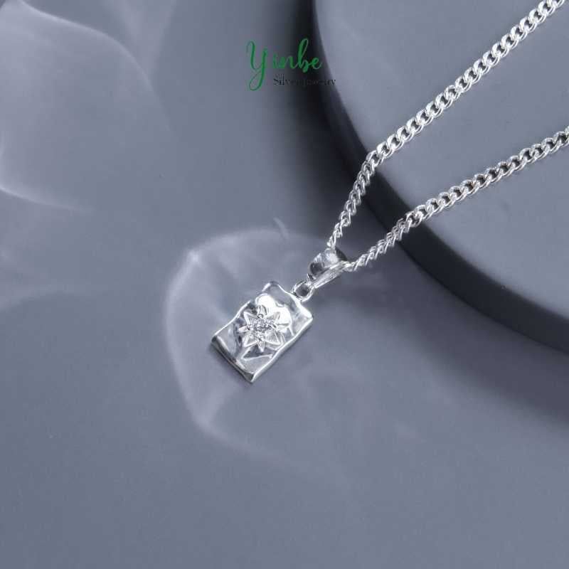  Dây Chuyền Bạc S925 Hoa Mặt Trời Yinbe Silver 