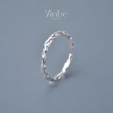  Nhẫn Bạc S925 Stone Vein Yinbe Silver 