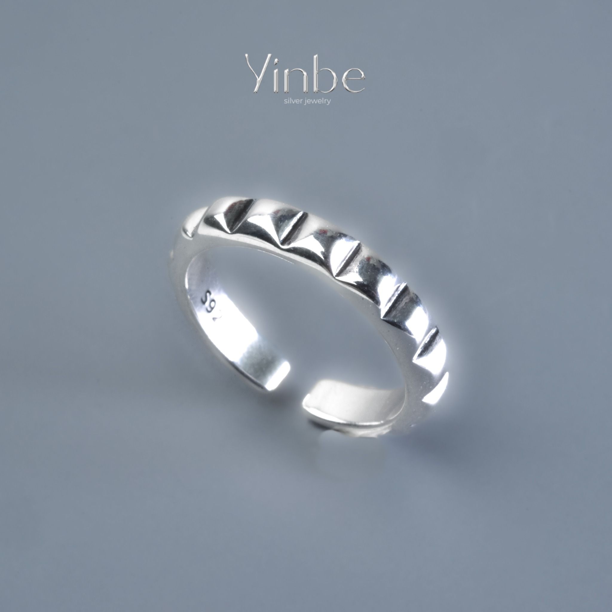  Nhẫn Bạc S925 Vertex Yinbe Silver 