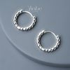 Khuyên Tai Bạc S925 Round Pearl Yinbe Silver