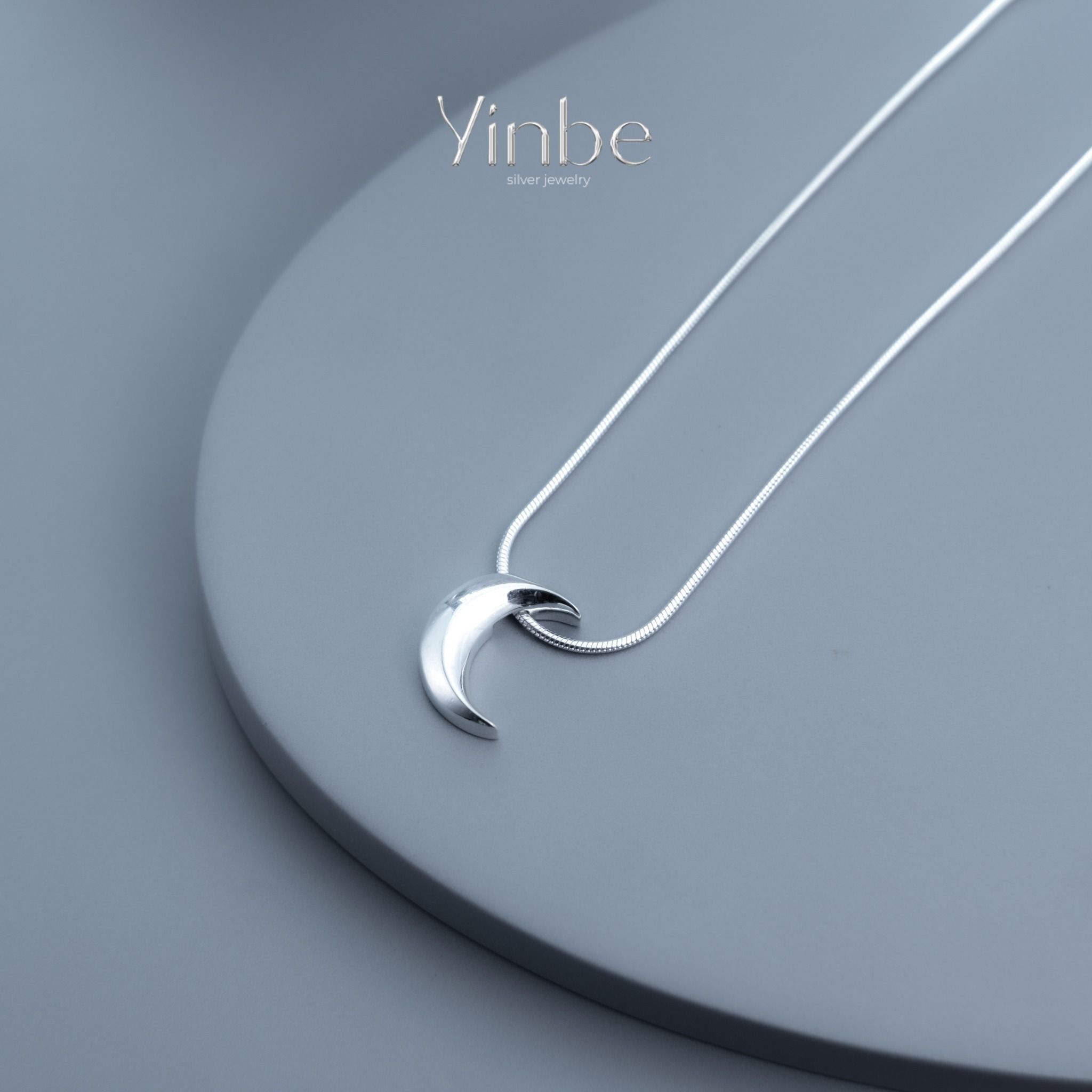  Dây Chuyền Bạc S925 Mặt Trăng Yinbe Silver 
