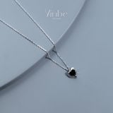  Dây chuyền Bạc S925 Noir Heart  Yinbe Silver 