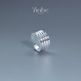  Nhẫn Nữ Bạc 950 Đèn Lồng Yinbe Silver 