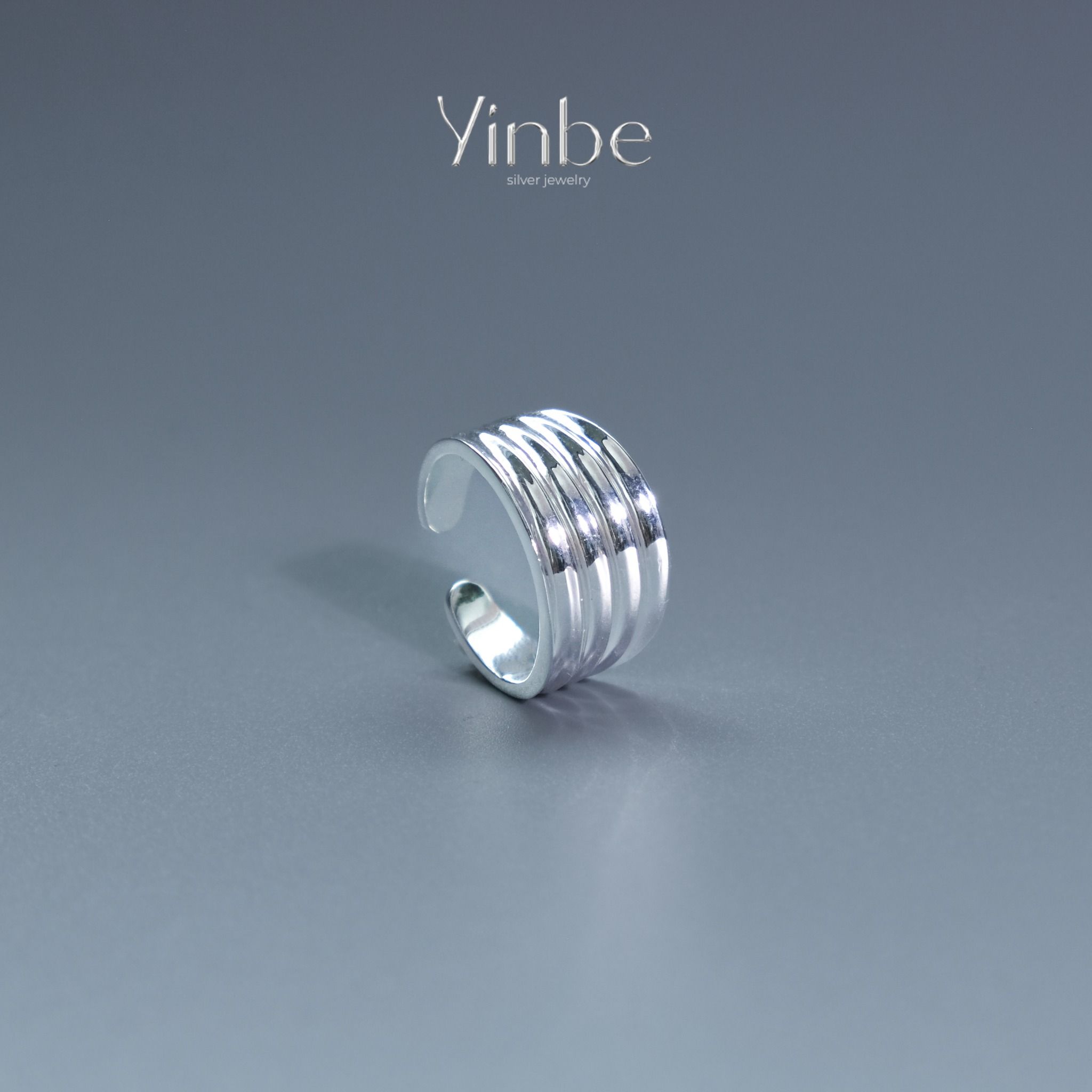  Nhẫn Nữ Bạc 950 Đèn Lồng Yinbe Silver 