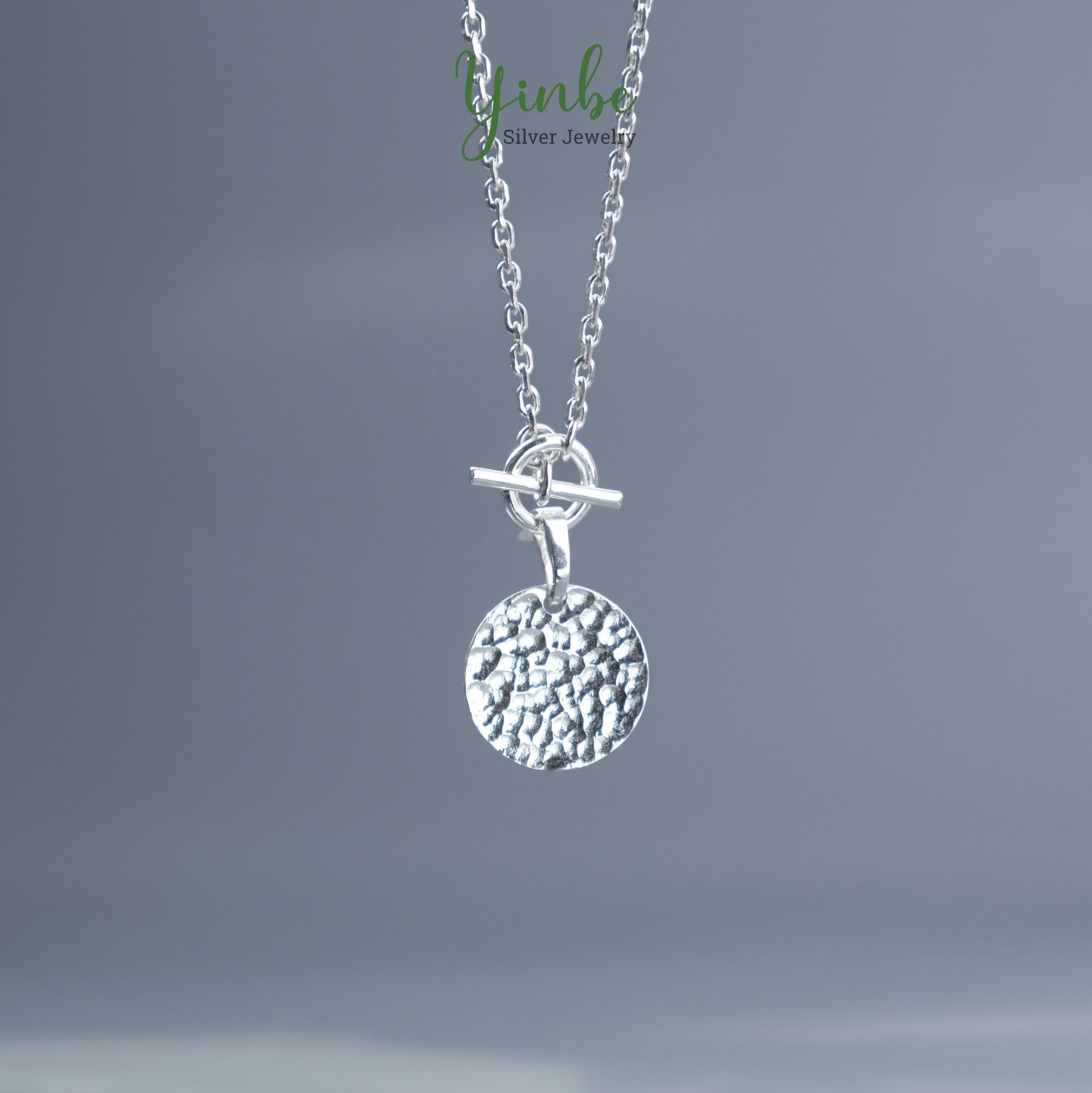  Combo Dây Chuyền Bạc Kim và Mặt Dây Nguyệt Ảnh Yinbe Silver 