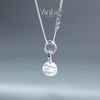 Combo Dây Chuyền Bạc Gấm Vân Và Mặt Dây Nguyệt Dạ Yinbe Silver
