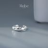 Nhẫn Nữ Bạc 950 Vân Mây Yinbe Silver