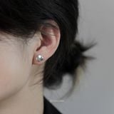  Khuyên Tai Bạc Nữ Smooth Yinbe Silver BGYE01 