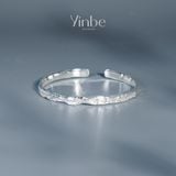  Vòng Tay Bạc (Cuff) Nữ Timber Yinbe Silver 